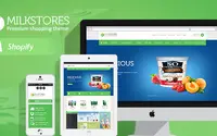 Leo Milk Store theme preview