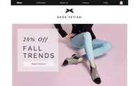 Shoe Store theme preview