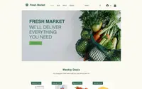 Online Grocery Store theme preview