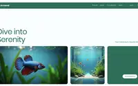 Aquarium Store (Vibrant) theme preview