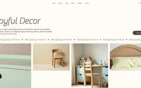 Online Children's Furniture Store (Playful) theme preview