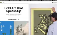 Poster Store (Retro) theme preview