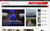 Ace News theme preview