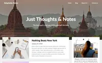 Adaptable Notes theme preview