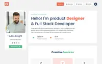 Adas Portfolio theme preview