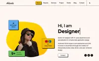 Adinda Portfolio Resume theme preview