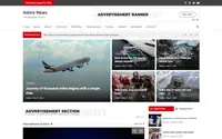 Adore News theme preview