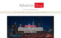 Advance Blog theme preview