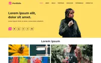 Advance Portfolio theme preview