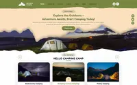 Adventure Camping theme preview