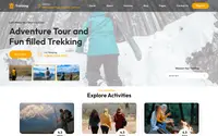 Adventure Trekking Camp theme preview