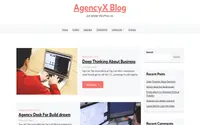 AgencyX Blog theme preview