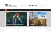 Allegro theme preview