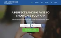 App Landing Page theme preview