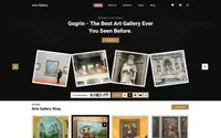 Artist Art Gallery theme preview