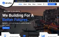 Arvita theme preview