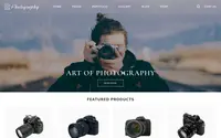 Aster Photography theme preview