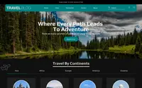 Aster Travel Blog theme preview