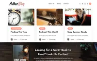 Author Blog theme preview