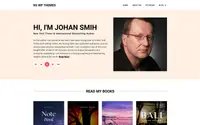 Author Personal Blog theme preview