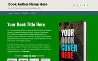 Author Portfolio theme preview