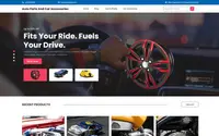 Auto Parts and Car Accessories theme preview