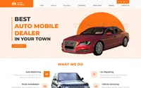 Automobile Car Services theme preview