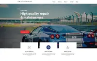 Automobile Elementor theme preview