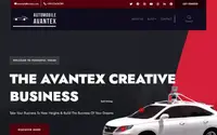 Avantex Automobile theme preview