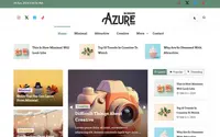 Azure Blogger theme preview