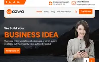 Azwa theme preview