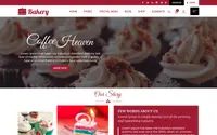Bakery Cafe theme preview