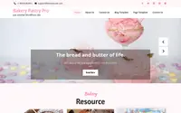 Bakery Pastry Lite theme preview