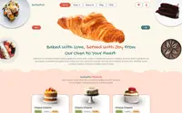 Bakery Patisserie Shop theme preview