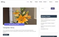 BBlog theme preview