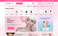 Beauty Cosmetic Store theme preview