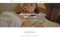 Beauty Parlour Elementor theme preview