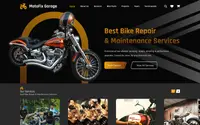 Bike Repair Garage theme preview