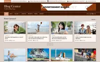 Blog Center theme preview