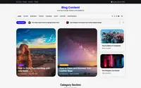 Blog Content theme preview