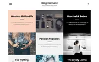 Blog Element theme preview