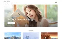 Blog Note theme preview
