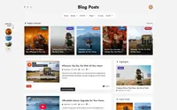 Blog Postx theme preview