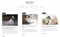 Blog Storm theme preview