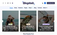 Blogdash theme preview