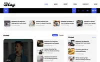 Blogger Blocks theme preview