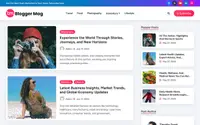 Blogger Mag theme preview