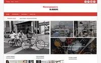 Blogger Newspaper theme preview