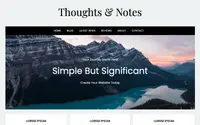 Blogging Essentials theme preview