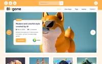 Blogone theme preview